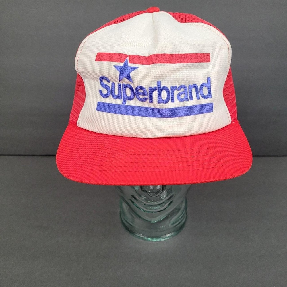 Vintage Superbrand Surf Mens Snapback Trucker Hat Made In The USA